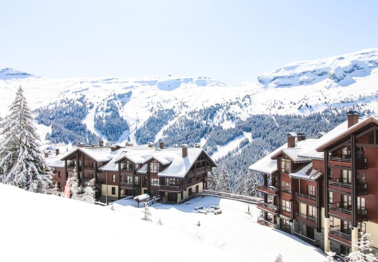 Appartement Premium En Pleine Nature A Flaine, 8 A 10 Personnes - Piscine Exterieure Chauffee, Jacuzzi, Sauna, Hammam Et Salle De Sport Exteriör bild