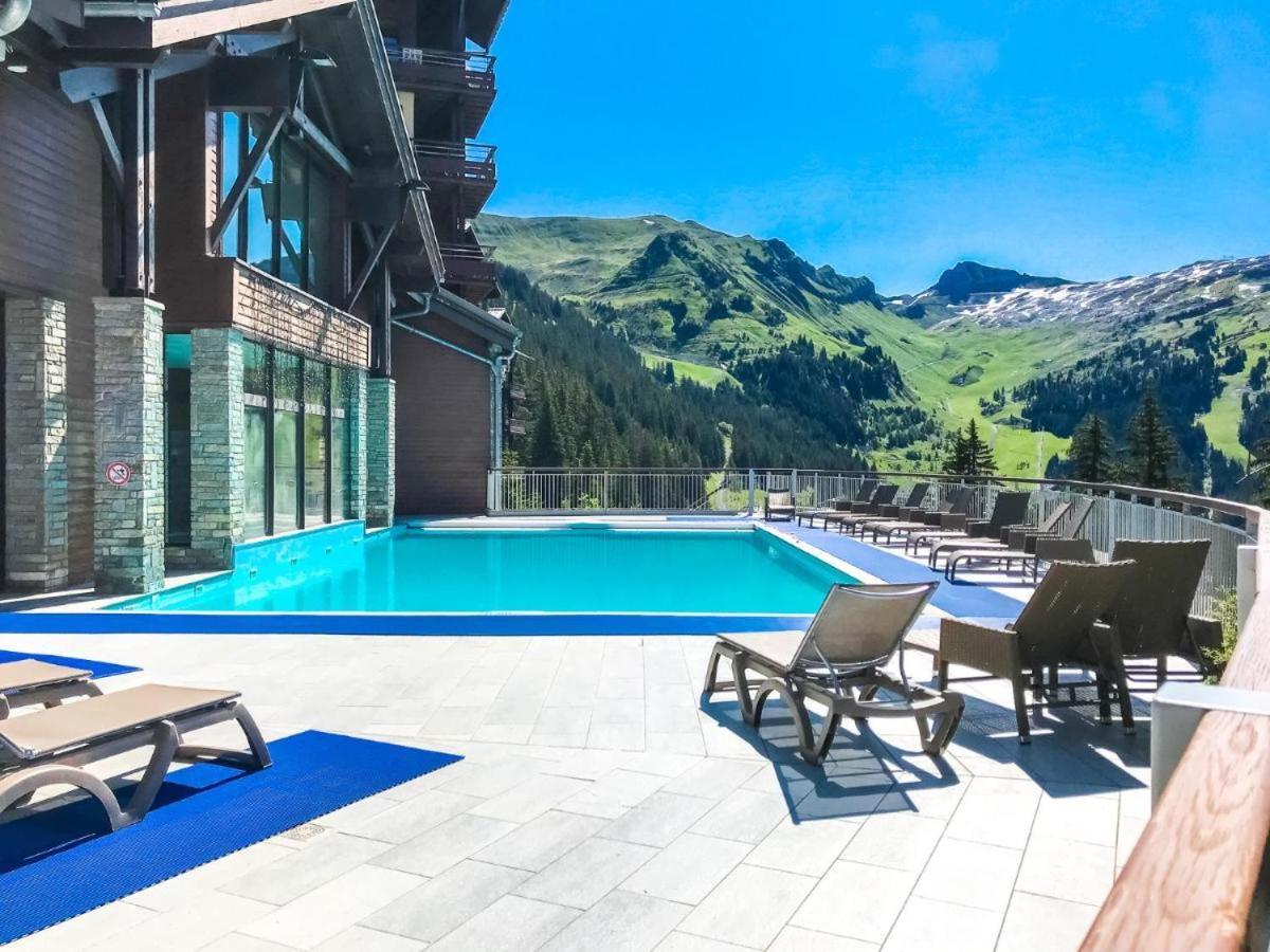 Appartement Premium En Pleine Nature A Flaine, 8 A 10 Personnes - Piscine Exterieure Chauffee, Jacuzzi, Sauna, Hammam Et Salle De Sport Exteriör bild