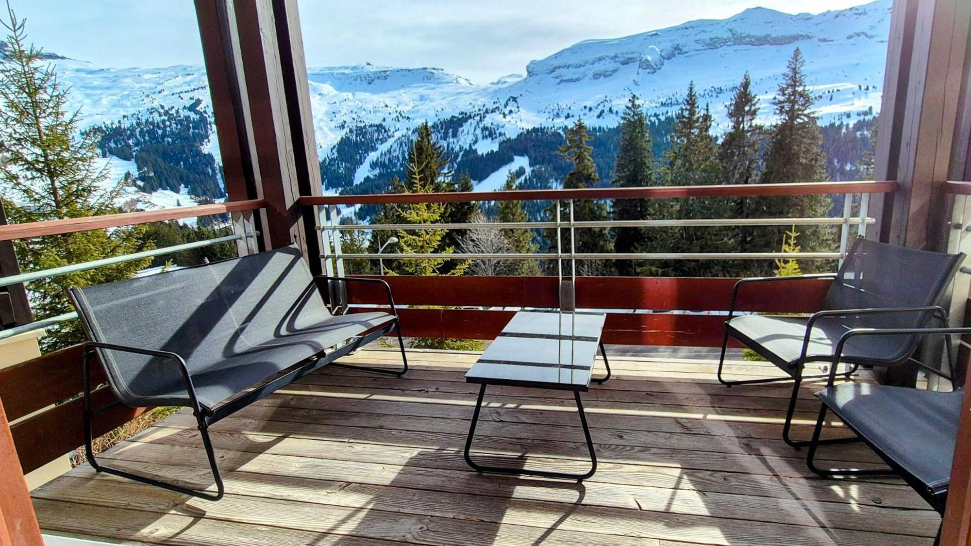 Appartement Premium En Pleine Nature A Flaine, 8 A 10 Personnes - Piscine Exterieure Chauffee, Jacuzzi, Sauna, Hammam Et Salle De Sport Exteriör bild
